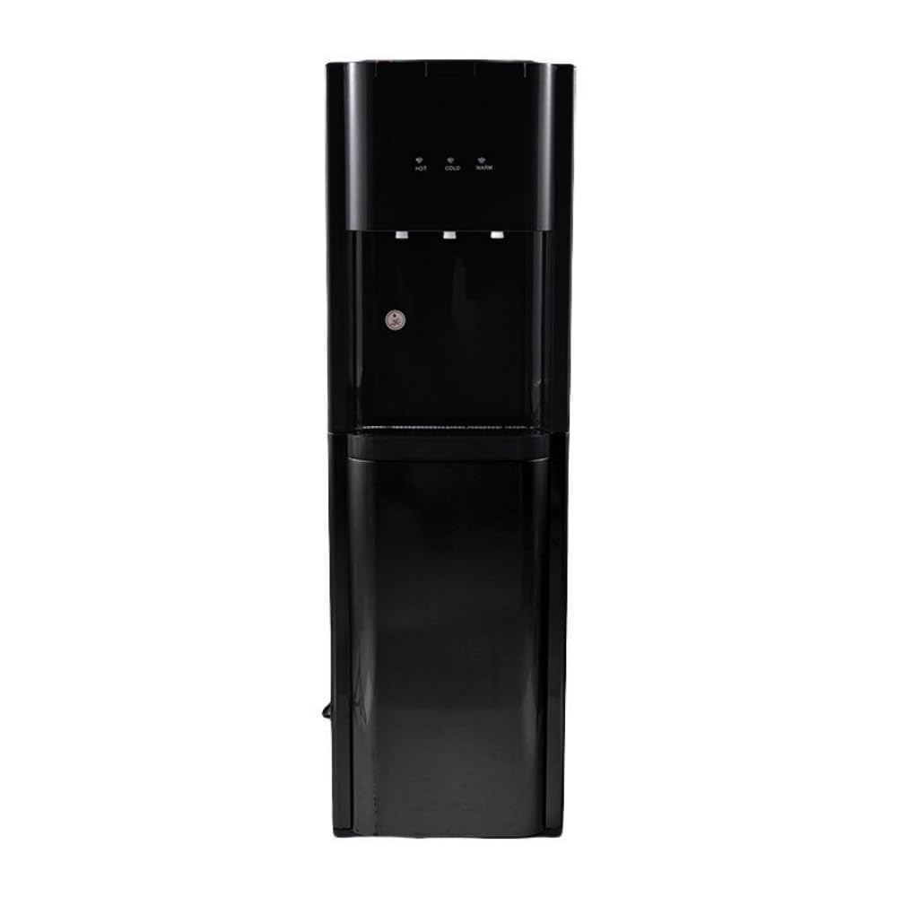 Jopsavm家庭用デスクトップウォーターチラー、温水と冷水のディスペンサー、直接給水、内蔵浄水器、家庭用と業務用、使いやすい (下置き式の水タンク設計)