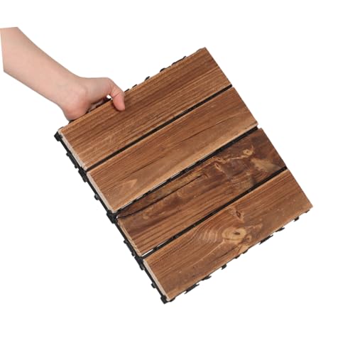 Dalles de terrasse emboîtables extérieures pour sol de piscine antidérapant et balcon modulable - 4