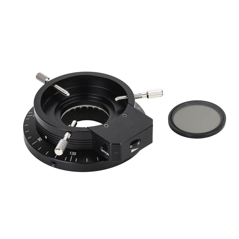 Generic Microscope Illuminator LED Polarized Ring Light for Stereo Microscope