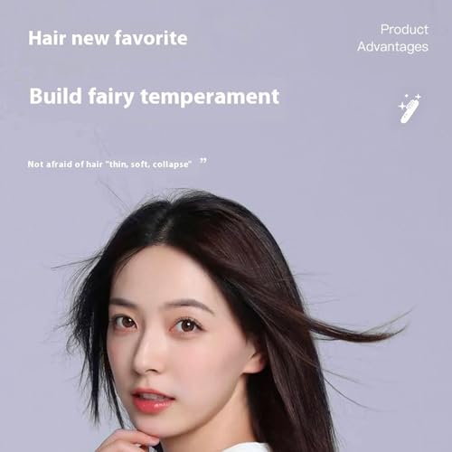 Plancha para el cabello en forma de cepillo, 1500 mAh, portátil, con iones negativos, para alisar y rizar, uso dual, para mujeres miniatura 3