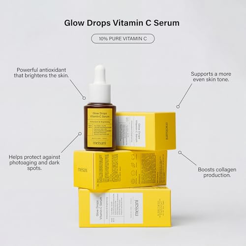 Sérum Vitamine C Nova Engel Glow Drops pour illuminer le visage fatigué le matin