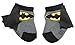 Batman Infant Socks with Cape, Black/Grey