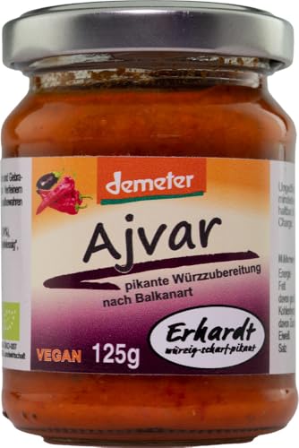 Ajvar Erhardt Bio Demeter im 6er Pack (6 x 125 g)