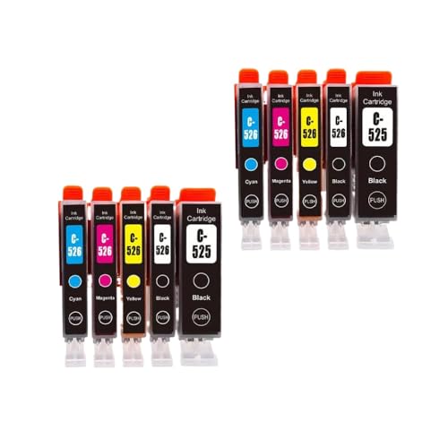 Cartouche PGI-525 CLI-526 compatible MG6150 pour des impressions nettes