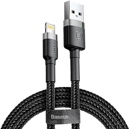 Baseus 6953156275010 Baseus cafule Lightning Cable 200cm Grey/Black