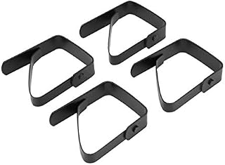 Wifehelper 4pcs Table Cloth Clips Large Table Cloth Cover Clips Stainless Steel Anti Slip Tablecloth Holder Clamps for Parties Picnics Restaurants 5 * 4cm