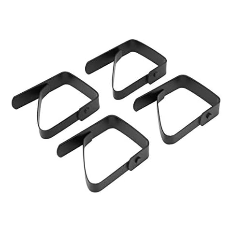 Wifehelper 4pcs Table Cloth Clips Large Table Cloth Cover Clips Stainless Steel Anti Slip Tablecloth Holder Clamps for Parties Picnics Restaurants 5 * 4cm Cover