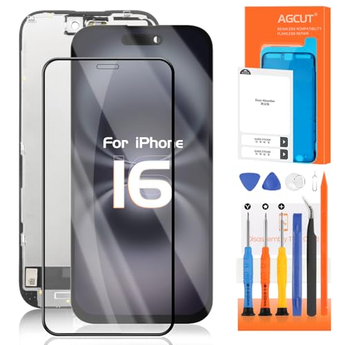 INCELL for iPhone 16 Screen Replacement for iPhone 16 LCD Display A3287 A3081 A3286 A3288 LCD Digitizer Touch Screen Assembly Repair Kit