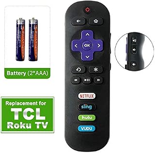 Bedycoon Remote Control Replacement Compatible with TCL roku TV Smart TV RC280 55UP120