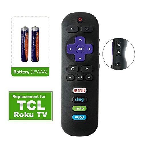 Bedycoon Remote Control Replacement Compatible with TCL roku TV Smart TV RC280 55UP120