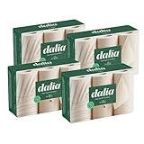 Dalia - Papel Higiénico Ecológico Doble Capa - Pack 24 Rollos x 35m - Papel sin Blanquear - Producto Ecológico - Embalaje de Cartón Reciclado - CO2 Neutro - Certificación FSC y Ecolabel