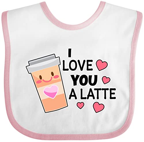inktastic I Love You a Latte with Coffee Cup Baby Bib