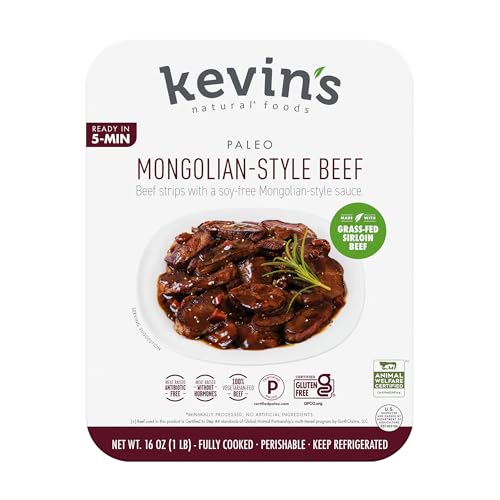 Kevin's Natural Foods, Beef Sous Vide Mongolian Style Grass ...
