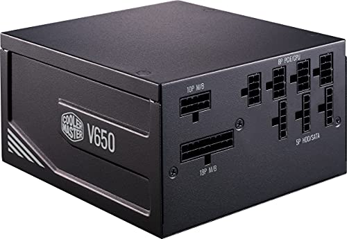 Alimentatore V650 Gold V2, Presa EU, 650 W, 80 PLUS Gold, Completamente Modulare, Alimentatore ATX, Ventola FDB Silenziosa 135mm, Modalità Semi-Fanless, Black Edition - Alimentatore - Immagine 8