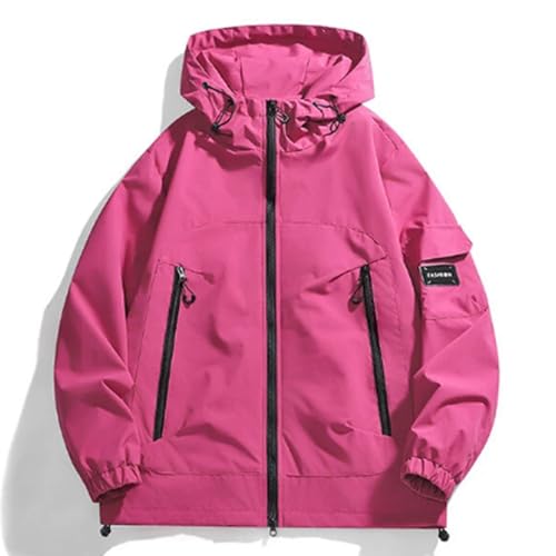 Chaqueta softshell hombre impermeable transpirable con capucha para esquí 3