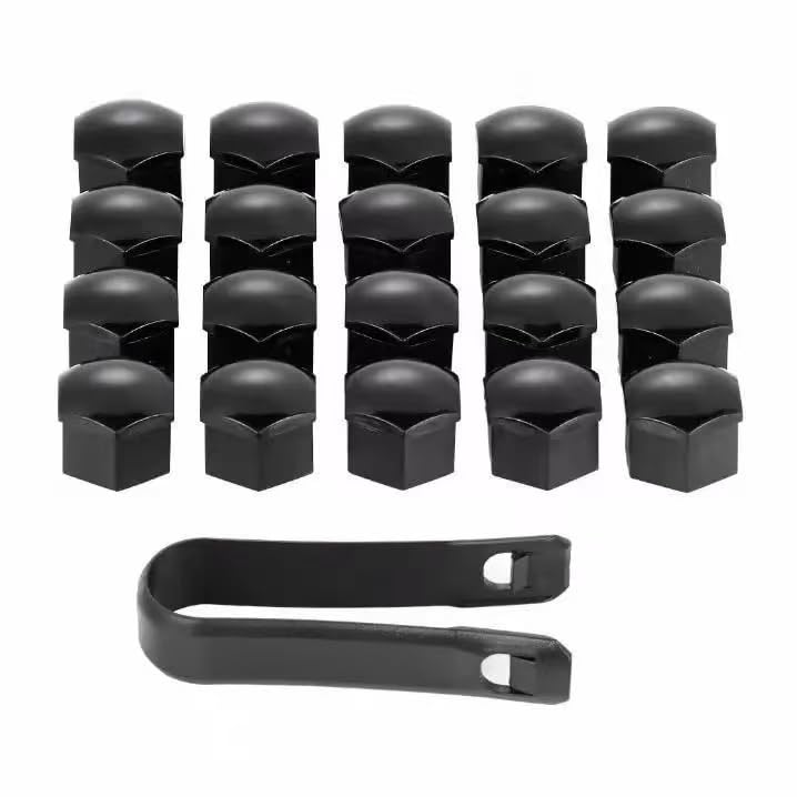 20pcs Wheel Nuts Covers for Chevy Traverse 2024 2025 (7 Seats), Anti-Rust Covers Caps Covers Car Bumper Cover Anti-Theft Cover with Extractor, 21 mm