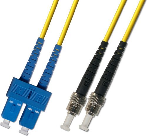 50M - Singlemode Duplex Fiber Optic Cable (9/125) - SC to ST