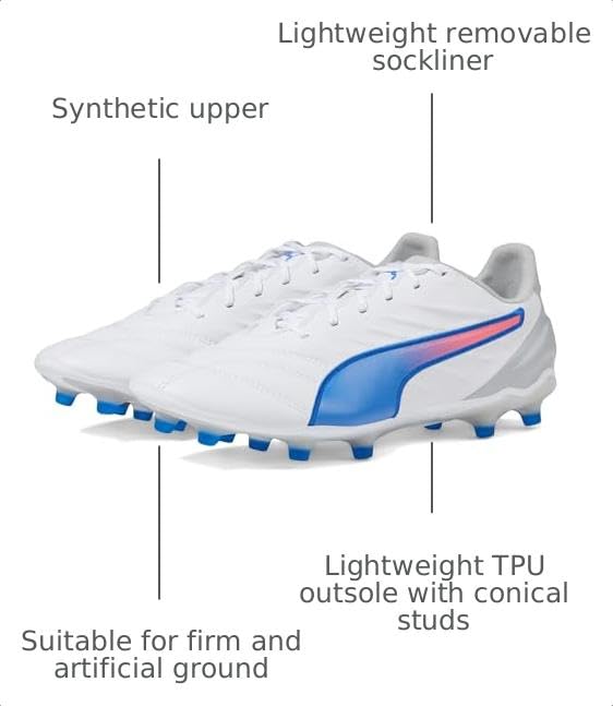 Image of Puma Mens King Pro Firm Ground /Artificial Ground Soccer Cleats