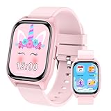kaacly Kids Smart Watch - Kids Fitness Activity Tracker Watch Pedometer Sleep Monitor 18 Sport Modes Alarm Clock Calories Counter Gifts for Boys Girls 4 5 6 7 8+