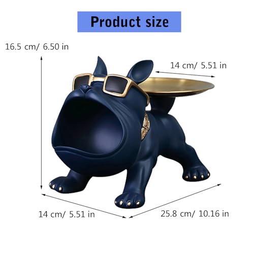 Bandeja para llaves de perro de boca grande ideal para decorar tu recibidor 4