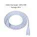 SinLoon UL-LP Certification T5 T8 LED Lamp Connecting Wire Ceiling Lights Daylight LED Integrated Tube Cable Linkable Cords for LED Tube Lamp Holder Socket Fittings with Cables(4.9FT/1.5M,2-Pack)
