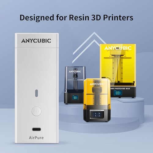 Image of ANYCUBIC Mini Purifier 3D Printer Accessories, Lightweight Ultra Quiet Purifier with High Density Activated Carbon Filter for LCD DLP 3D Printers (Pack of 2)