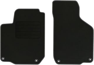 Velour golvmattor bilmattor velourmattor för VW Golf IV Bj. 1997–2003 med hälskydd passform ny basic främre ovala fästen