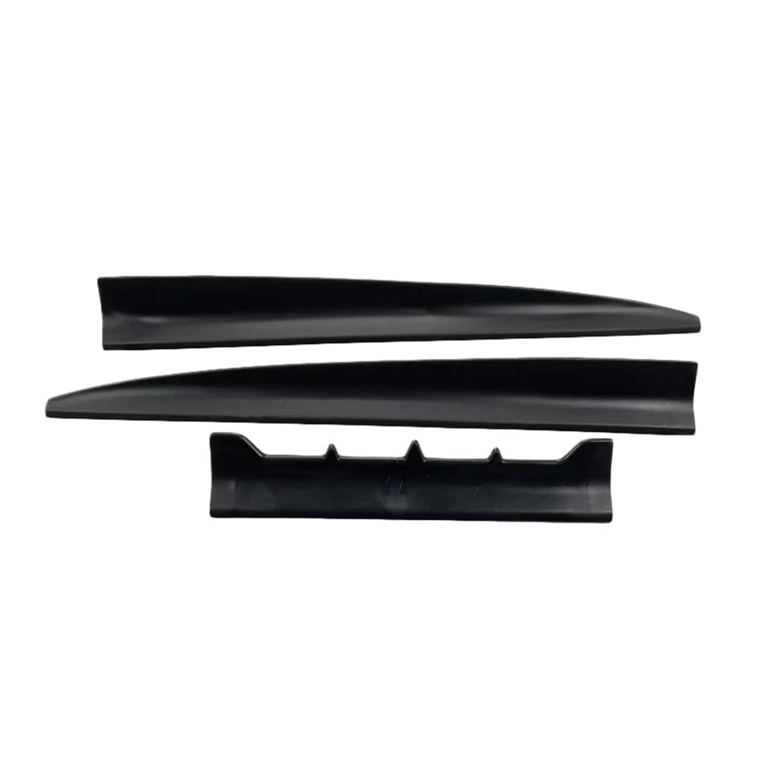 Spoiler Bagagliaio Accessori Per A4 B8 2003-2013 Spoiler Lip | Coperchio alare spoiler bagagliaio posteriore auto lunghezza fai da te 3 pezzi plastica morbida nera opaca(Sty2 Matt Black)