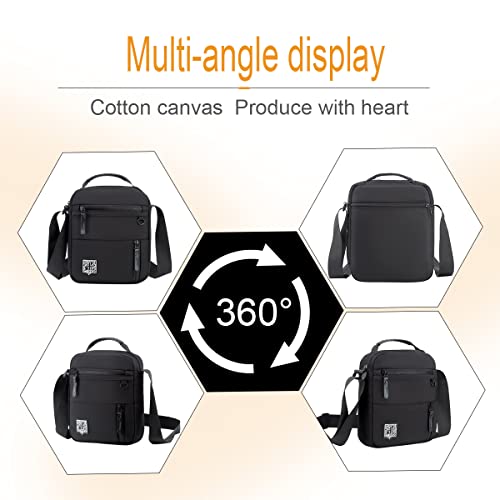 Eshow Men's Crossbody Shoulder Bag Nylon Messenger Bag Purses For Travel Work Business #TOP1
