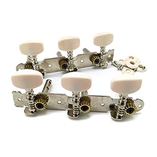 Chevilles d’accordage pour cordes de guitare classique gauche et droite – Pièces de guitare professionnelles L1R1 – Accessoires de guitare classique – Mécaniques blanches – Clés d’accordage de guitare - Les Beatles, Paul McCartney, John Lennon, RIngo Starr, George Harrison Chevilles d'accordage pour cordes de guitare classique gauche et droite - Pièces de guitare professionnelles L1R1 - Accessoires de guitare classique - Mécaniques blanches - Clés d'accordage de guitare – Image 4
