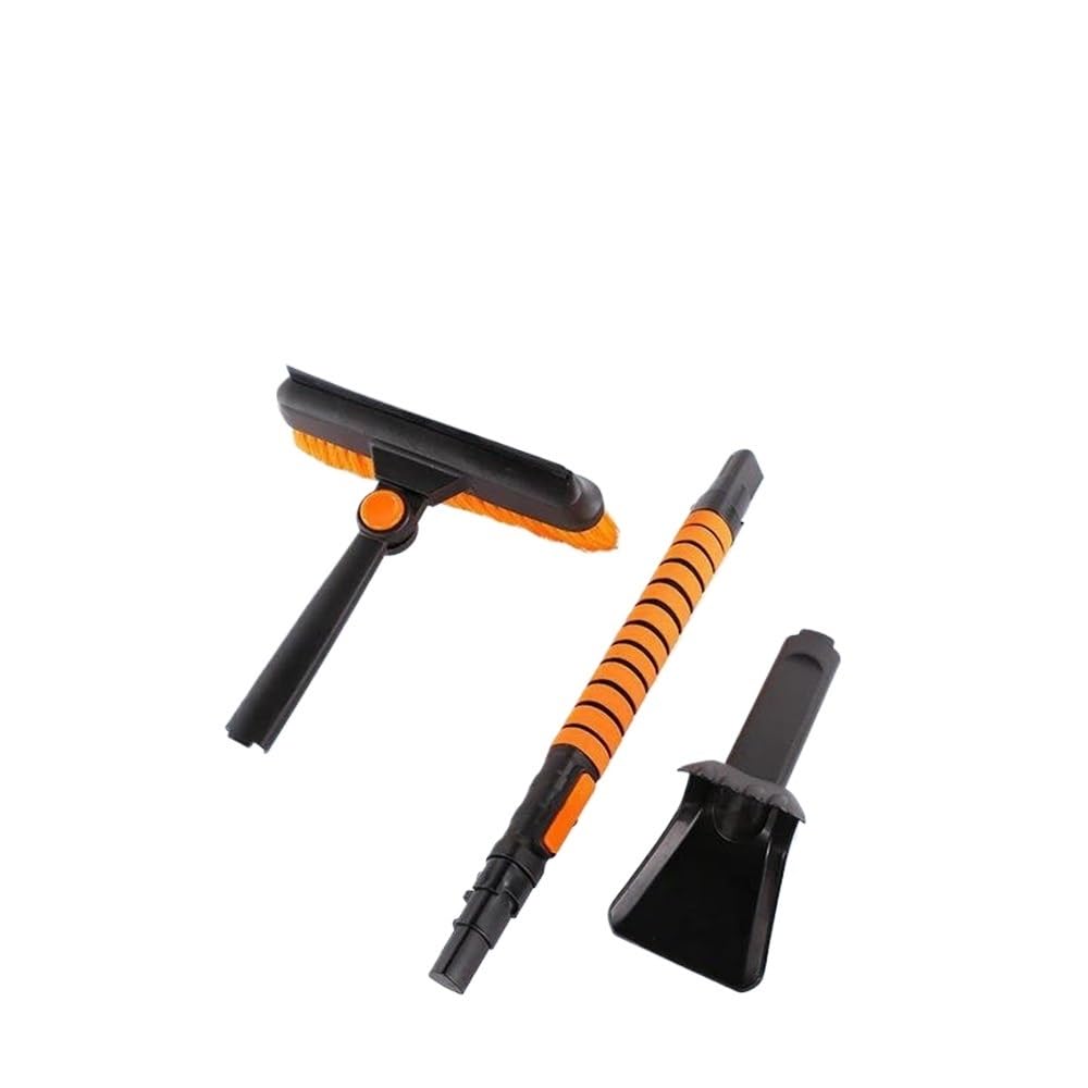 Rascador de hielo para coche Cepillo De Deshielo De Vidrio Automotriz Invierno Un Conjunto Herramientas Pala Limpiador Vidrio Deshielo Automotriz Telescópico Limpieza Herramientas Rascadores de hielo