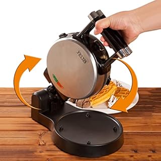 Secura Upgrade Automatic 360 Rotating Non-Stick Belgian Waffle Maker w/Removable