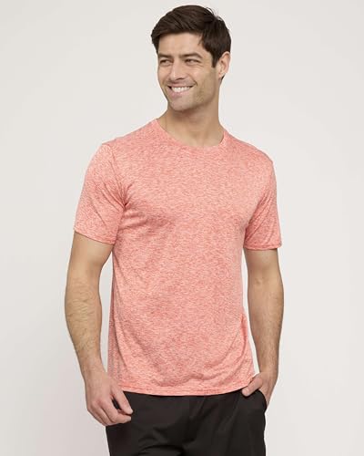 5 Pack Men’s Active Quick Dri Dry Fit Crew Neck T Shirts Athletic Running Gym Workout Short Sleeve Tee Tops Camisas para Hombres Summer
