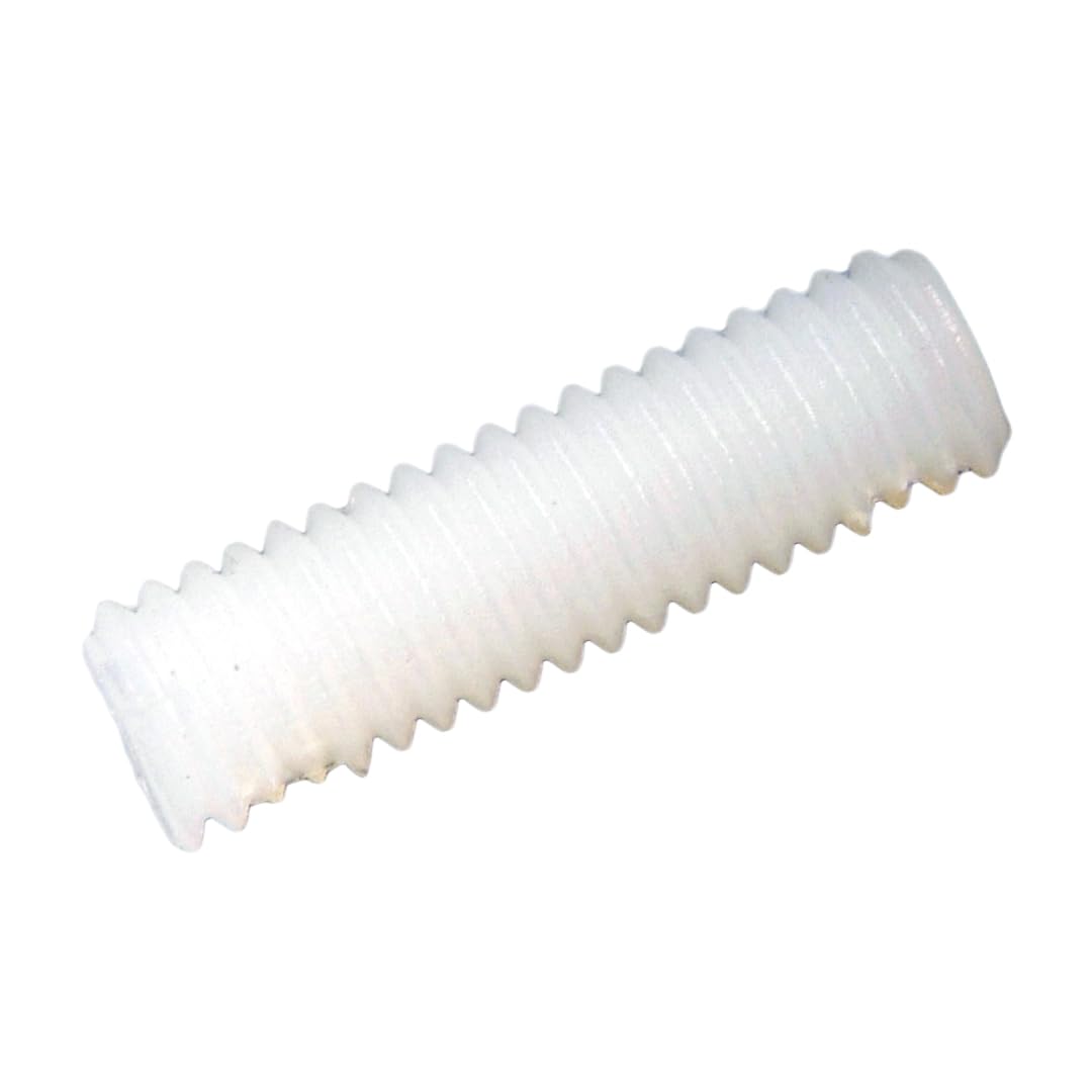 Barra Asta Filettata in Plastica (Nylon 6.6) Lunga 1 Metro per Fissaggi e Connessioni in Edilizia e Carpenteria - M8 - 2 pezzi - Plastic Hardware Store