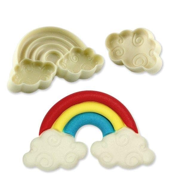 LYBA Rainbow and Cloud Cookie Cutter Set