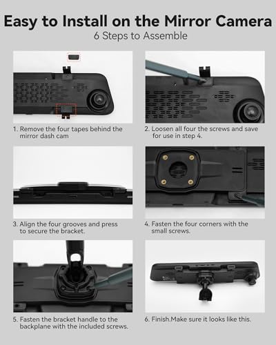 Image of WOLFBOX Model 209 OEM Bracket Fit for 2019-2023 Tesla Model Y, for USB C G840S /G840H /G850 /G900 /G900PRO /G850PRO /G900 Tripro Mirror Dash Cam