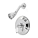 Kingston Brass KB3631PLSO Vintage Tub and Shower Faucet, 7-1/2-Inch, Polished Chrome