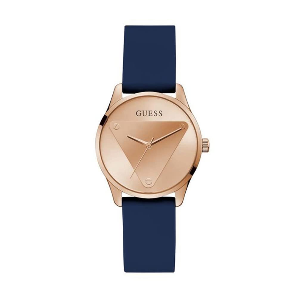 GUESS Silicone Emblem Collection Analog Rose Gold Dial Womens Watch-Gw0509L1, Band Color-Blue (B0B5FBGBTD) Amazon Price History, Amazon Price Tracker