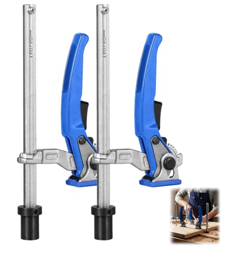 ZUGJOZD 2pcs serre joint menuisier à levier en acier,20mm serre joint rapide Plage de...