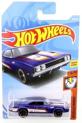 Hot Wheels '69 Dodge Charger 500, Muscle Mania 6/10 (Blue)