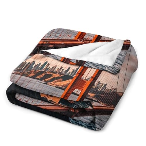 Couverture en micro polaire ultra douce supérieure imprimée grand format - 5