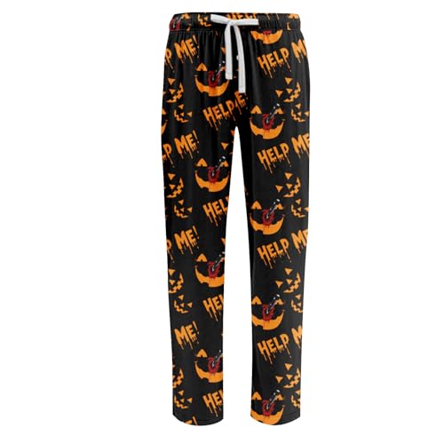Halloween Costumes Sleepwear Lounge Pjs Pajama Bottoms Sleep Soft Print Themed Night Pants Cute Adults Clothes2