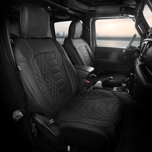 FREESOO Seat Covers for Jeep Wrangler 4 Door JL 2018 2019 2020 20...