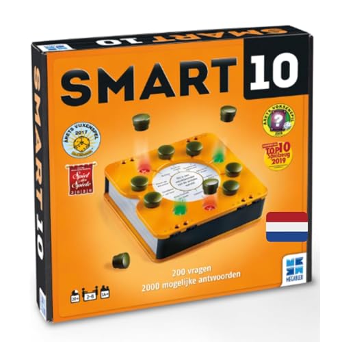 Megableu - Smart 10-10 answers possible - How many can you guess? - Quiz game 2 to 8 players, board game, playing time approx. 20 minutes, 14 years and older, 678946