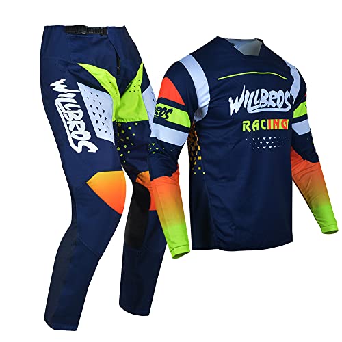 Willbros Completo Maglia e Pantaloni da Motocross