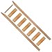 Quite Guide Library Ladder Kit Wooden Ladder 8 Foot 9 Foot 10 Foot Red Oak Unassembled (8' Whole Length)