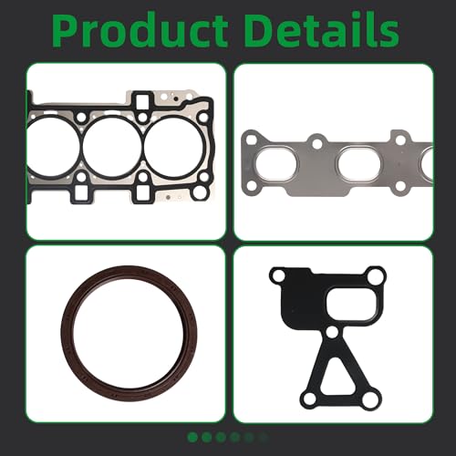 Image of Head Gasket Set HGS1170, Compatible with Dodge Dart 2013-2016 1.4L 2.0L 2.4L L4 DOHC 16V OE#HGS1170 68188889AE 68188889AF(76pcs)