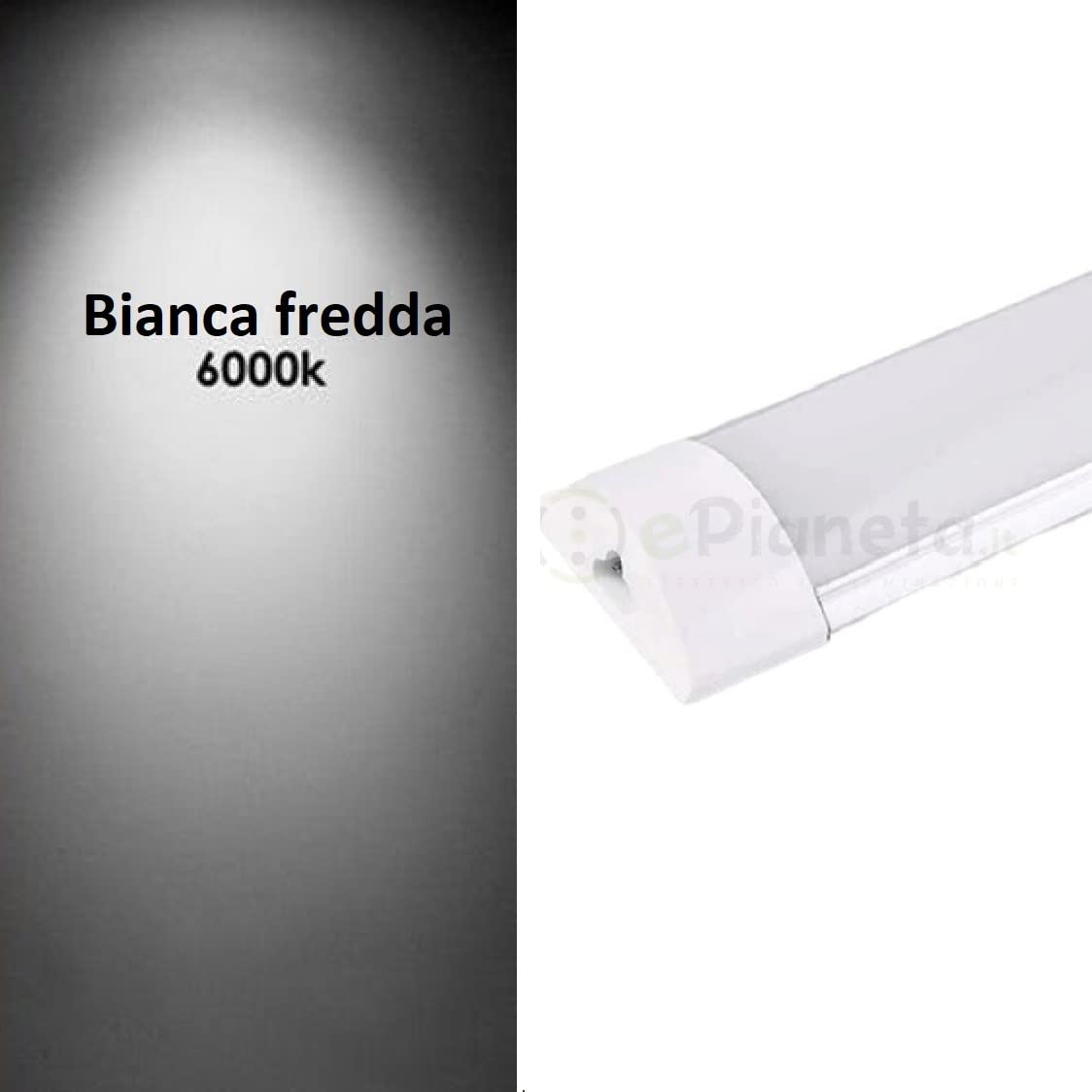 TOT ELECTRIC Plafoniera LED 27W 60cm Lineare – Luce Naturale Per Negozi, Garage E Casa – Facile Da Installare