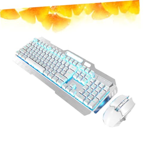 Teclado y ratón gaming inalámbricos de diseño mecánico cómodo para jugar sin cables 7