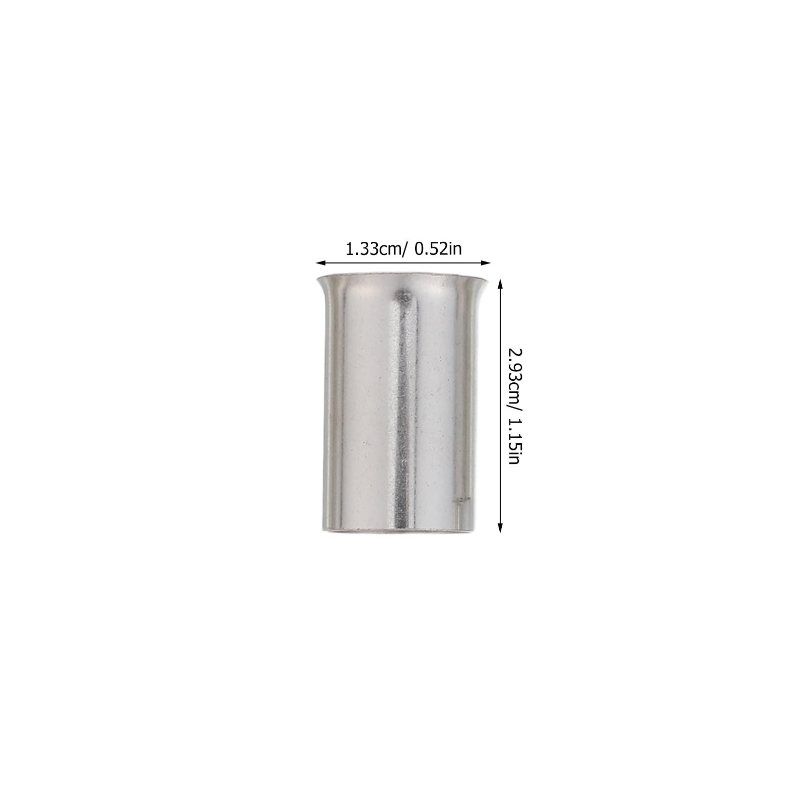 Terminale Tubolare 1000 Pezzi in Acciaio Inox, Connettori Elettrici | Kit Assortimento di Terminali per Cavi, Plastico Isolante, Uso in Junction Box e Sistemi Elettrici Esigenti